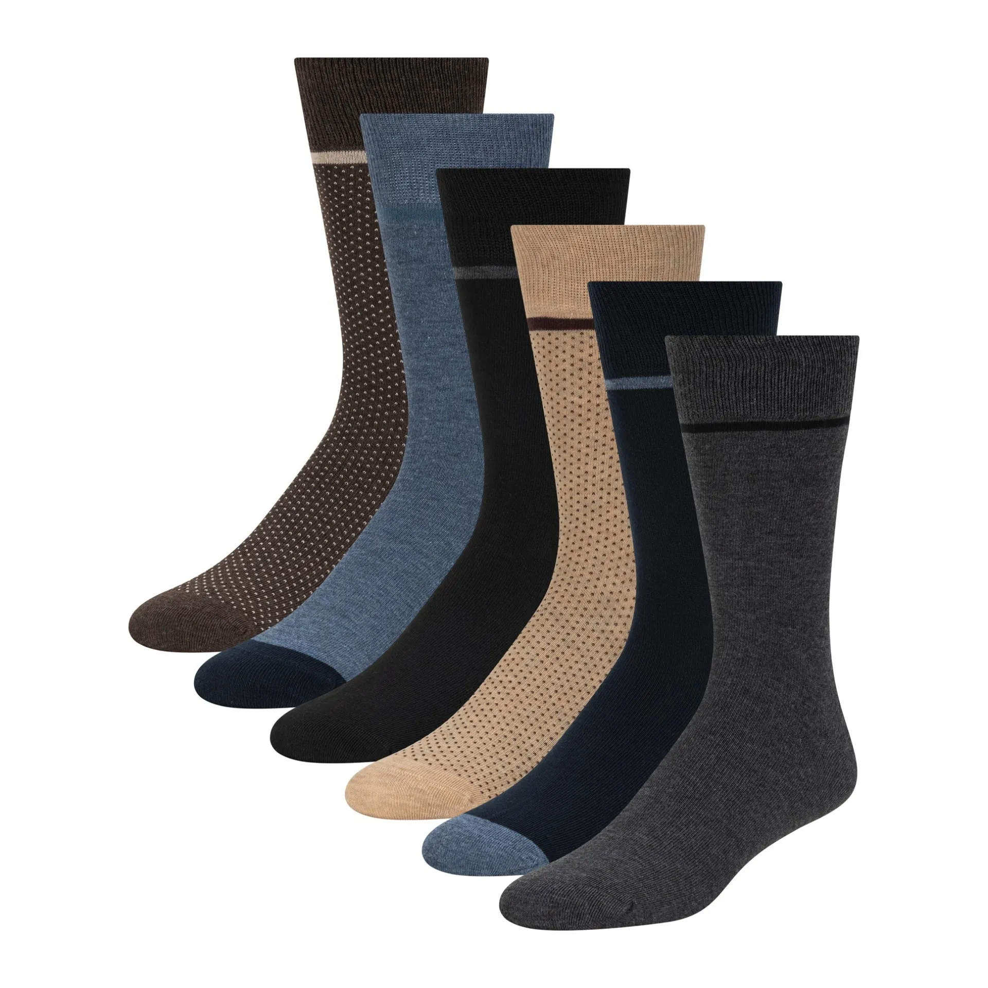 United Legwear & Apparel Co. Sämtliches Zubehör|Socken<6er-Packung Baumwollmischgewebe-Socken