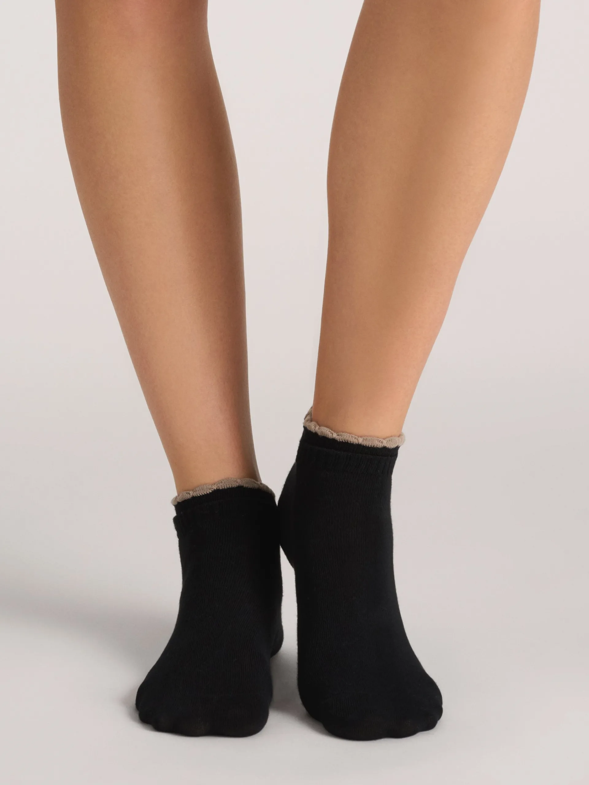 United Legwear & Apparel Co. Sämtliches Zubehör|Socken<3er-Packung kurze, gewellte Knöchelsocken