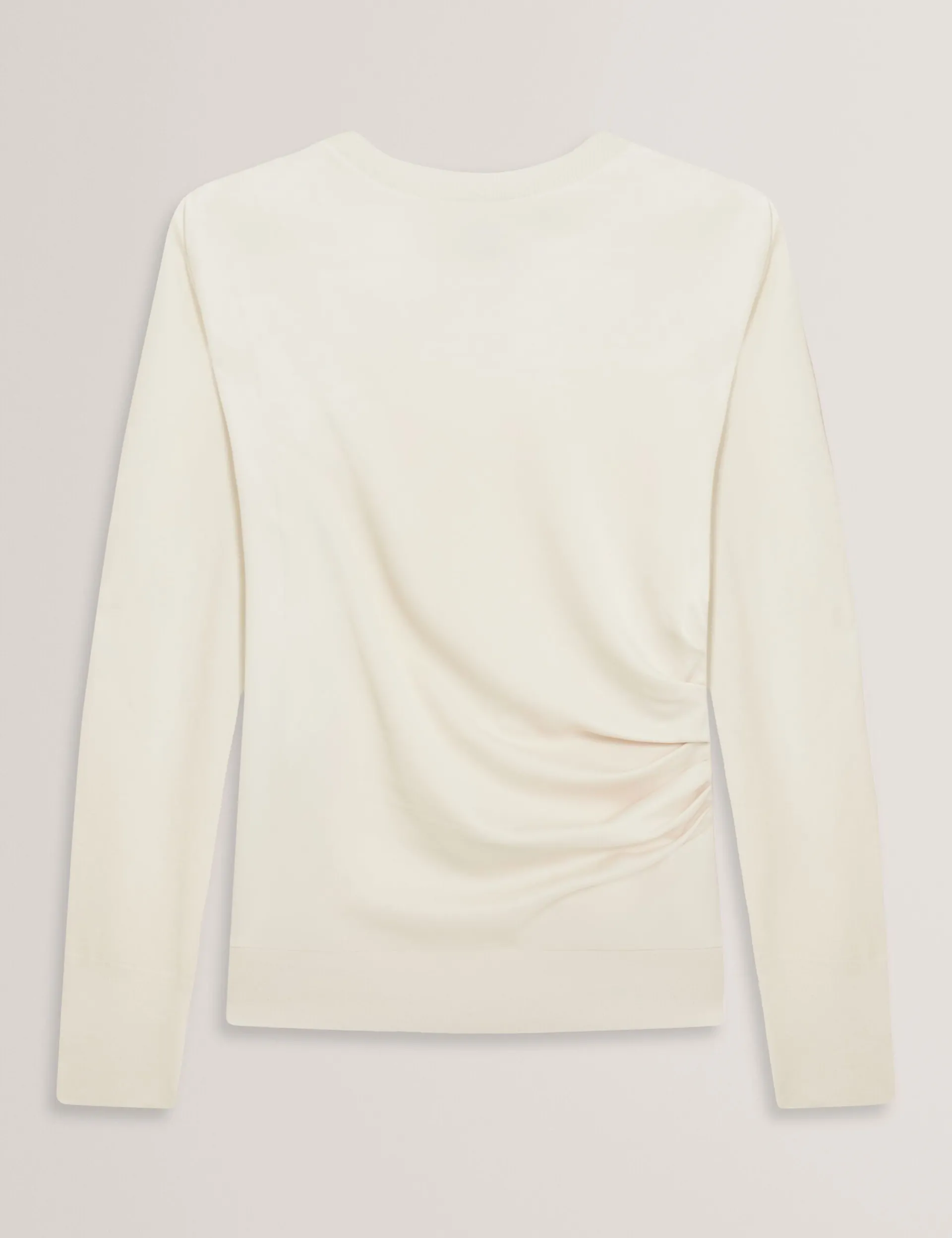 New Lobster Limited Oberteile & Blusen|Pullover & Strickjacken<Feinstrickoberteil mit drapierter Satin-Vorderseite