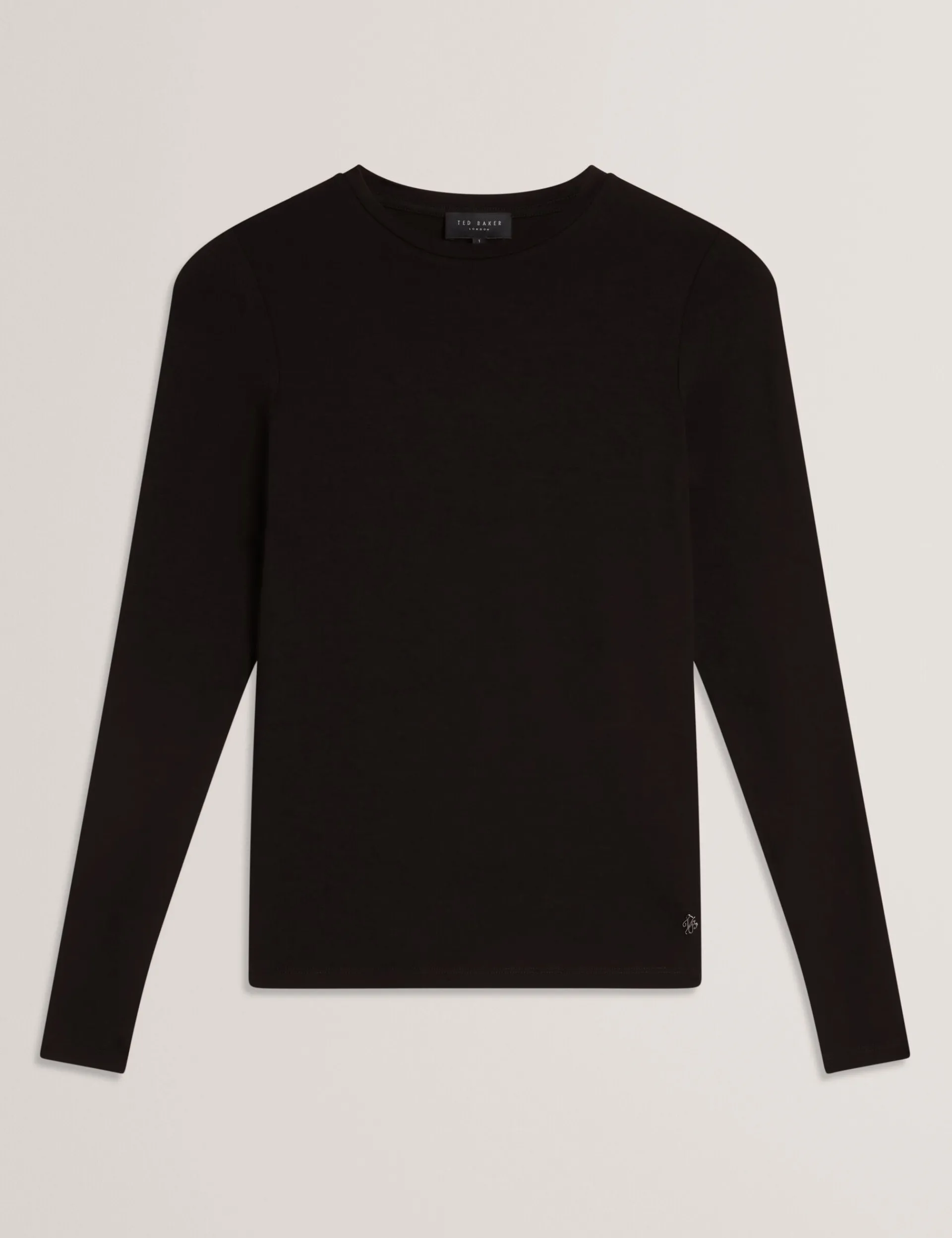 New Lobster Limited Oberteile & Blusen|Arbeitskleidung<Figurbetontes Langarmshirt aus weichem Jersey