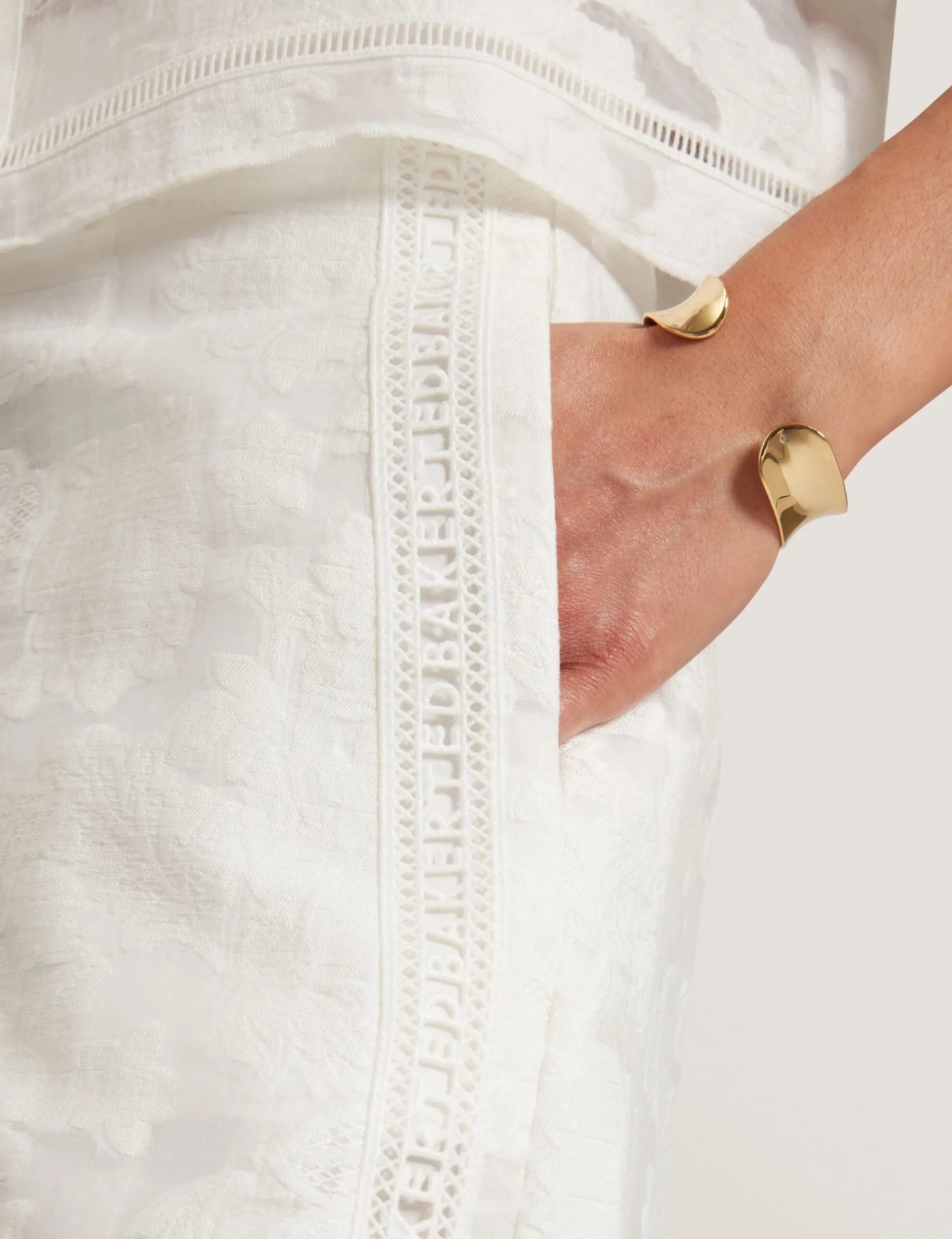 New Lobster Limited Anzüge & Zweiteiler|Hosen & Shorts<Florale Textur Hochgeschnittene Webshorts