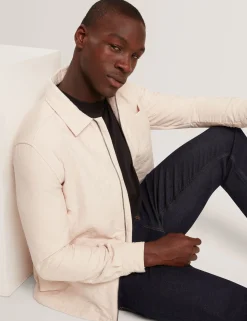 New Lobster Limited Mäntel Und Jacken<Gestepptes Overshirt mit Struktur und Reißverschluss