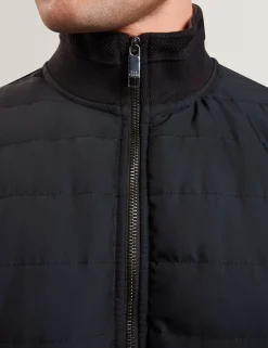 New Lobster Limited Mäntel Und Jacken<Gesteppte Strickjacke mit durchgehendem Reißverschluss vorne