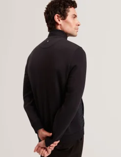 New Lobster Limited Mäntel Und Jacken<Gesteppte Strickjacke mit durchgehendem Reißverschluss vorne