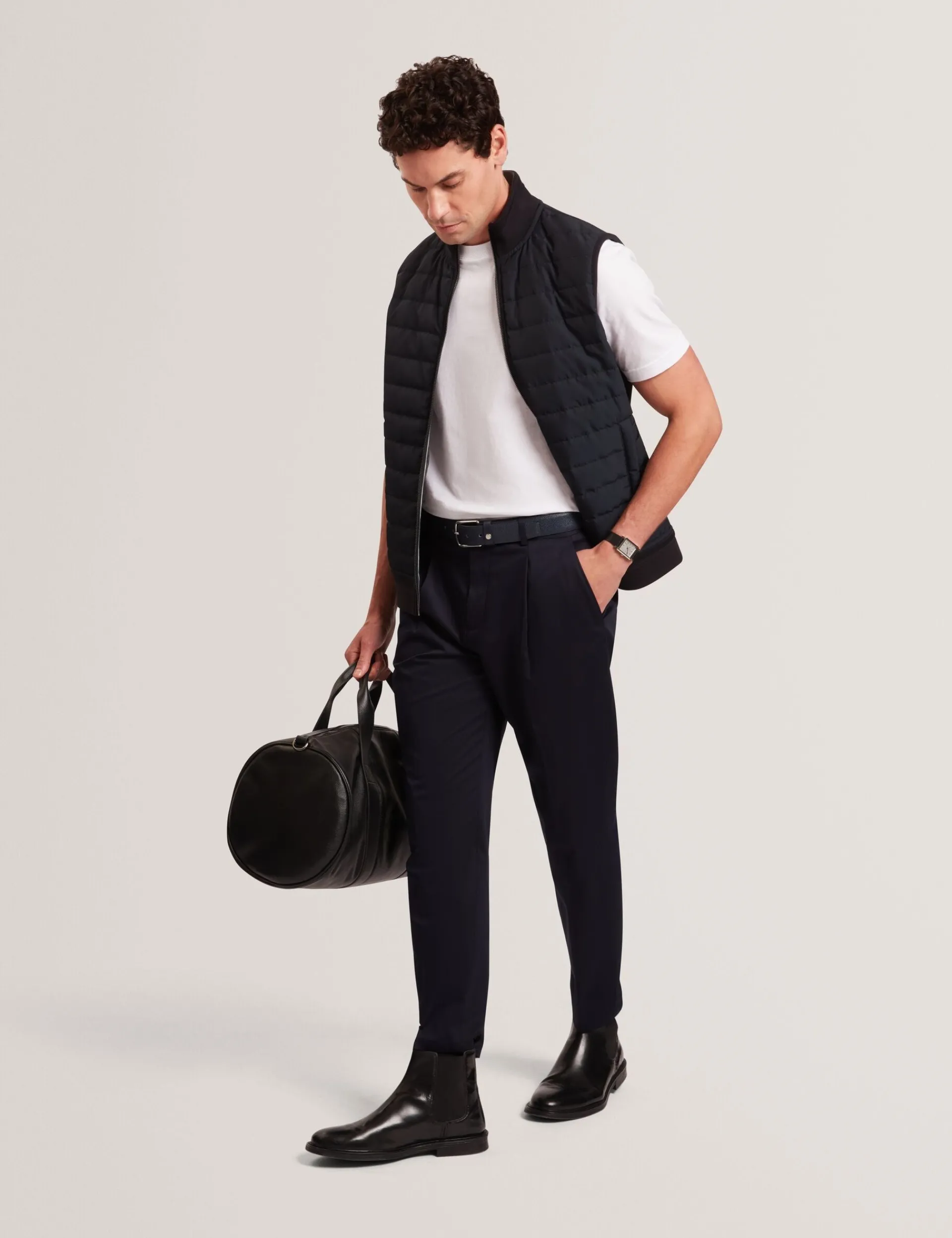 Herren New Lobster Limited Luxusgeschenke Für Herren|Mäntel Und Jacken<Gesteppte Weste mit Stehkragen und Reißverschluss vorne