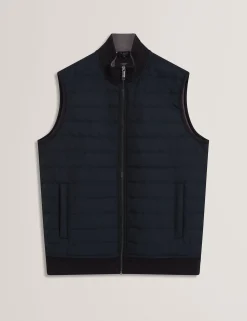 Herren New Lobster Limited Luxusgeschenke Für Herren|Mäntel Und Jacken<Gesteppte Weste mit Stehkragen und Reißverschluss vorne