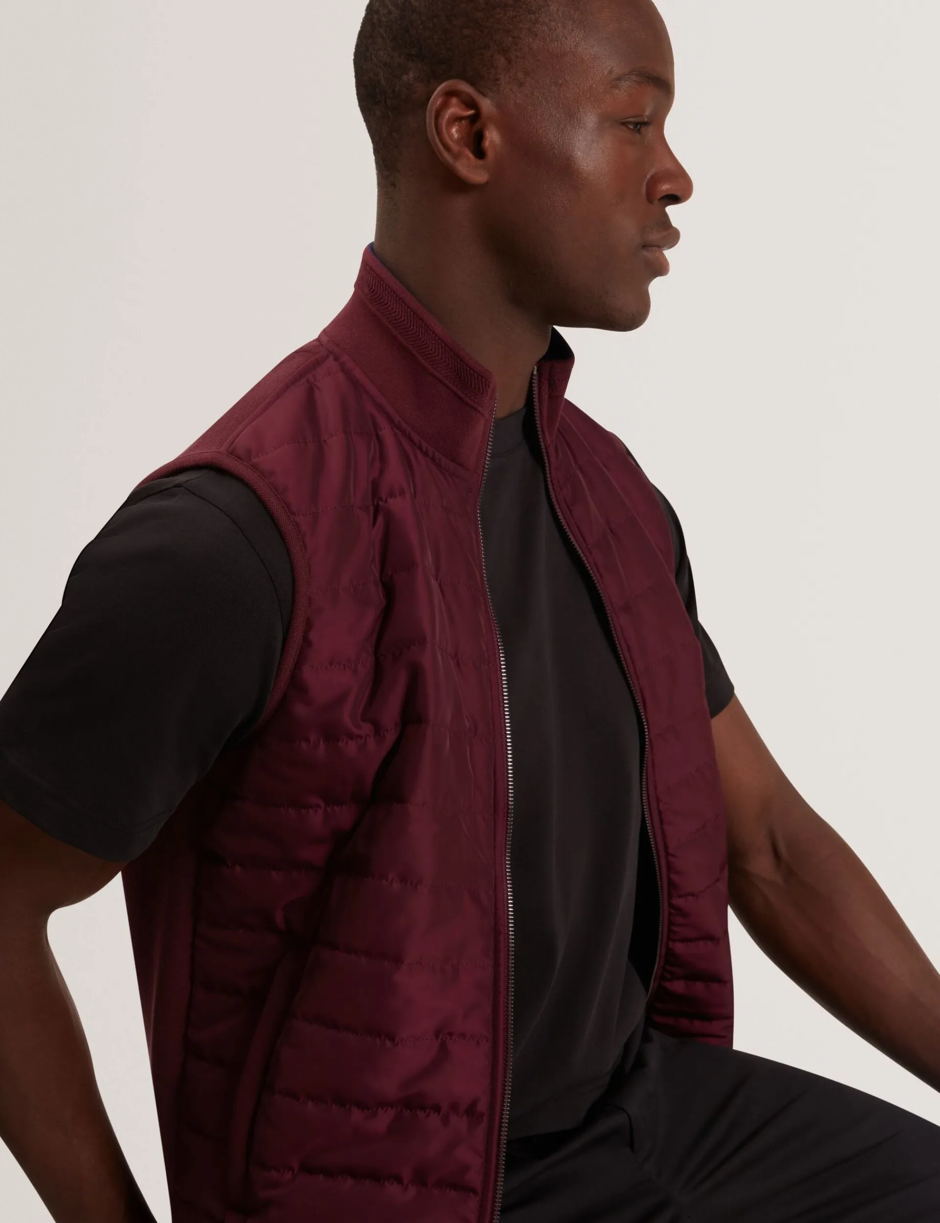 Herren New Lobster Limited Luxusgeschenke Für Herren|Mäntel Und Jacken<Gesteppte Weste mit Stehkragen und Reißverschluss vorne