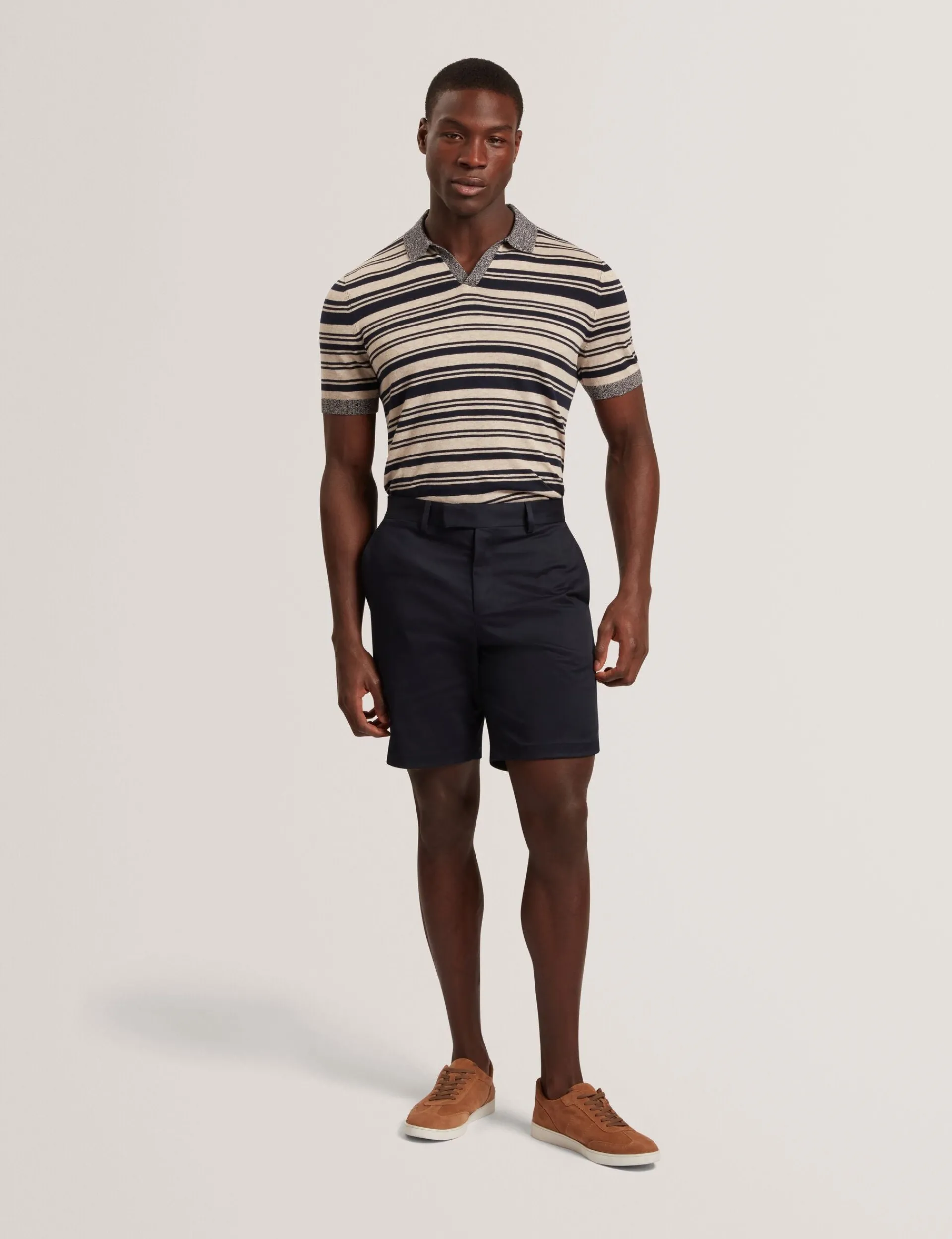 New Lobster Limited Die Leinen-Kollektion|Der Weihnachtsladen<Gestreiftes Poloshirt aus Leinenmischgewebe