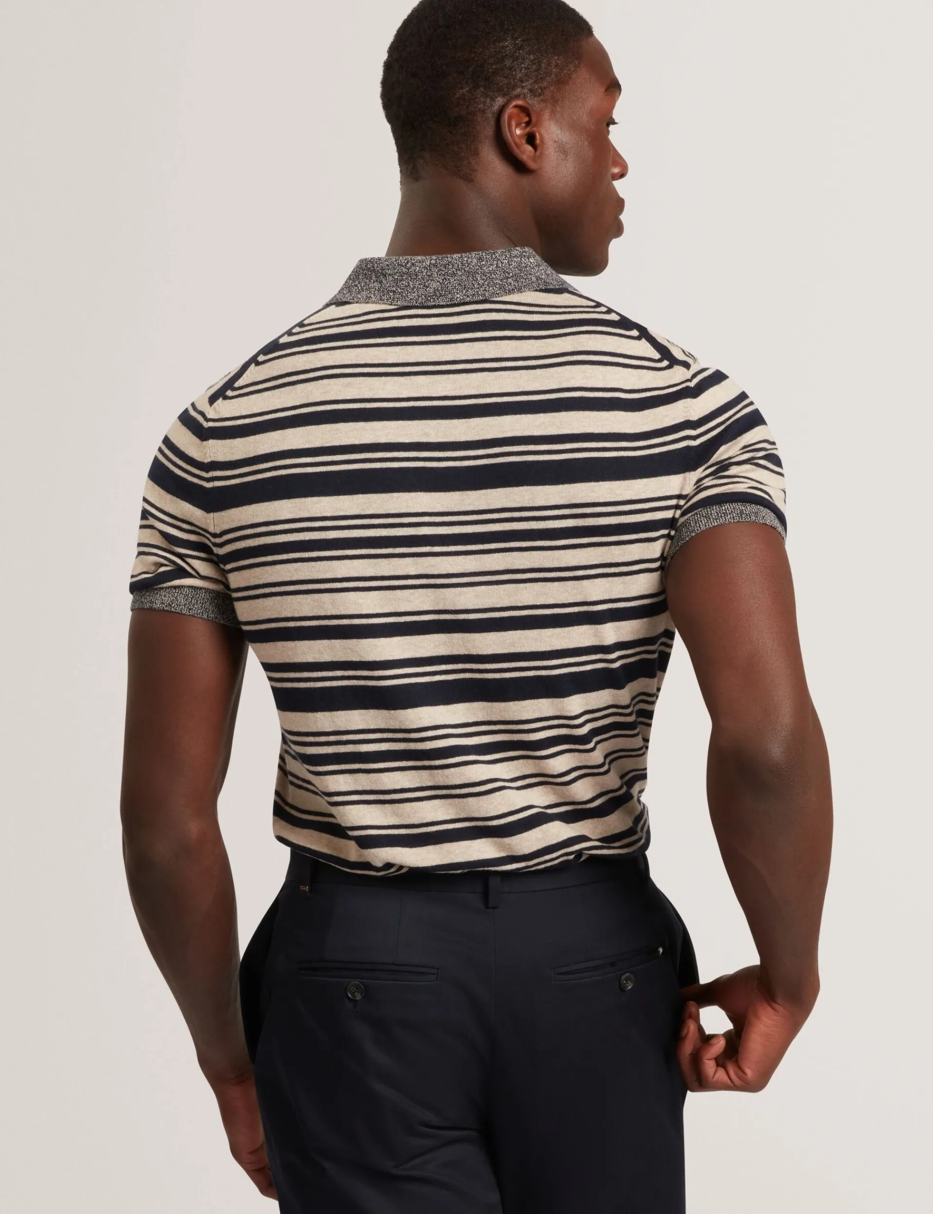 New Lobster Limited Die Leinen-Kollektion|Der Weihnachtsladen<Gestreiftes Poloshirt aus Leinenmischgewebe