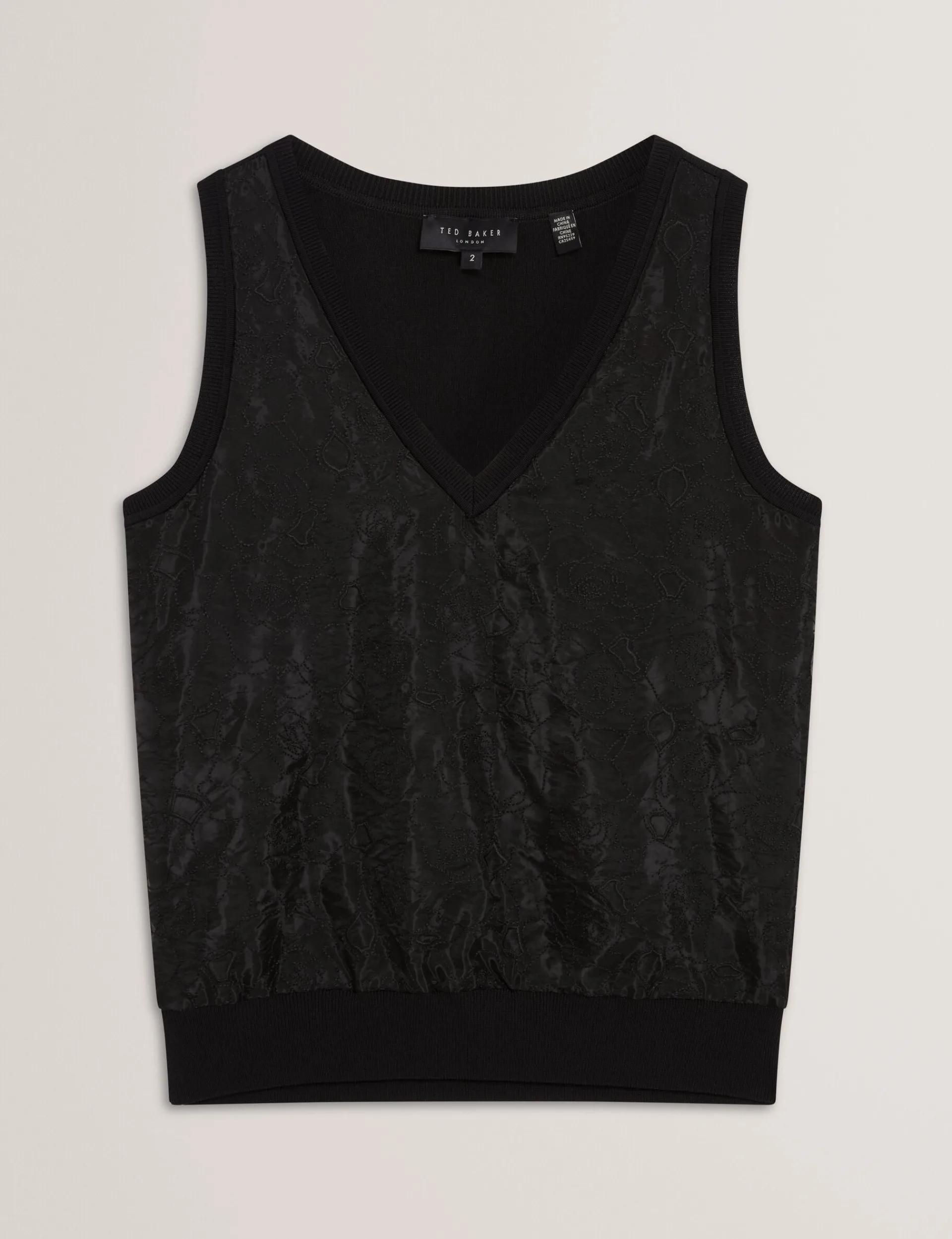New Lobster Limited Anzüge & Zweiteiler|Oberteile & Blusen<Gestricktes Tanktop mit Spitzenbesatz vorne