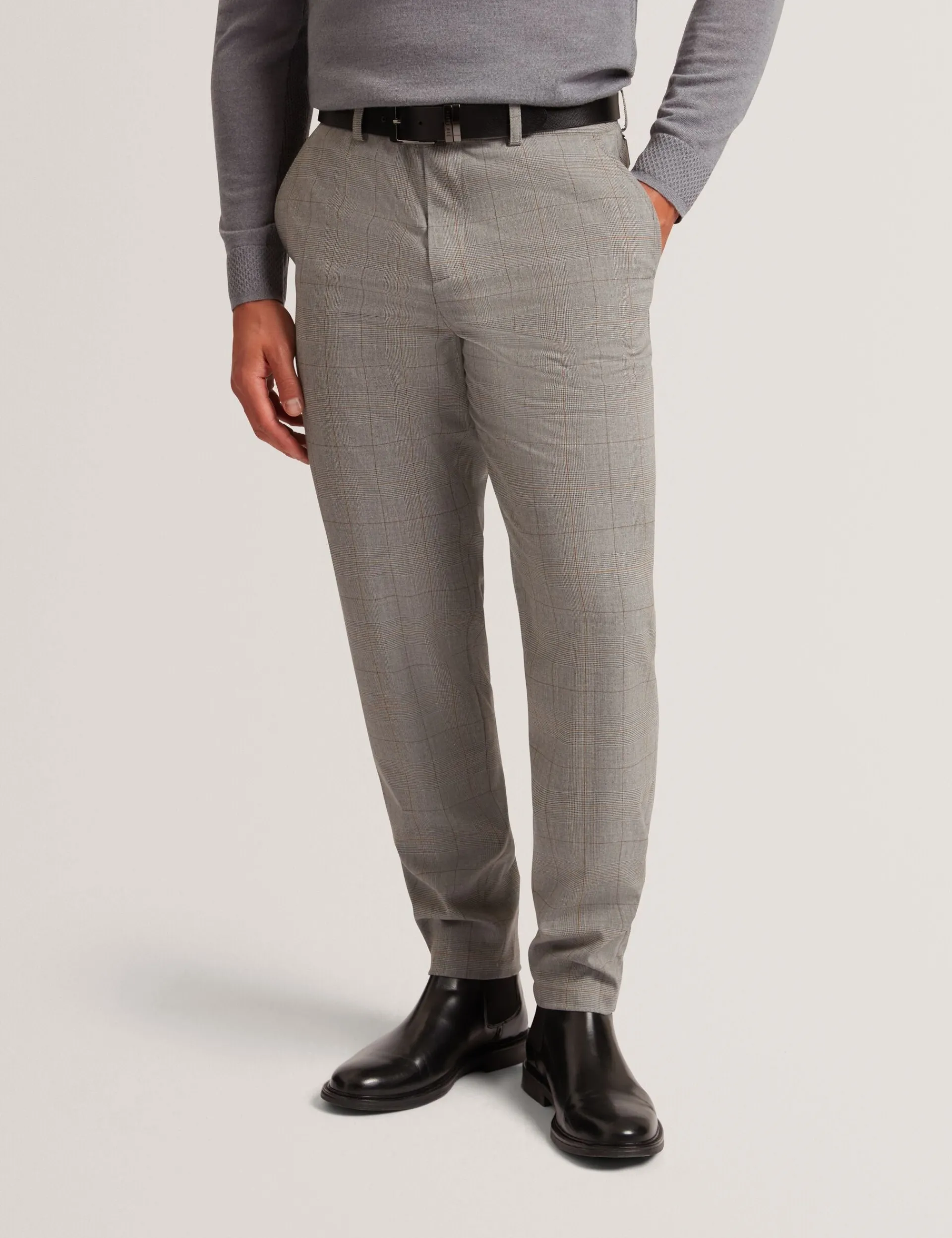 New Lobster Limited Hosen & Chinos<Glen Check Hose mit Bundfalten
