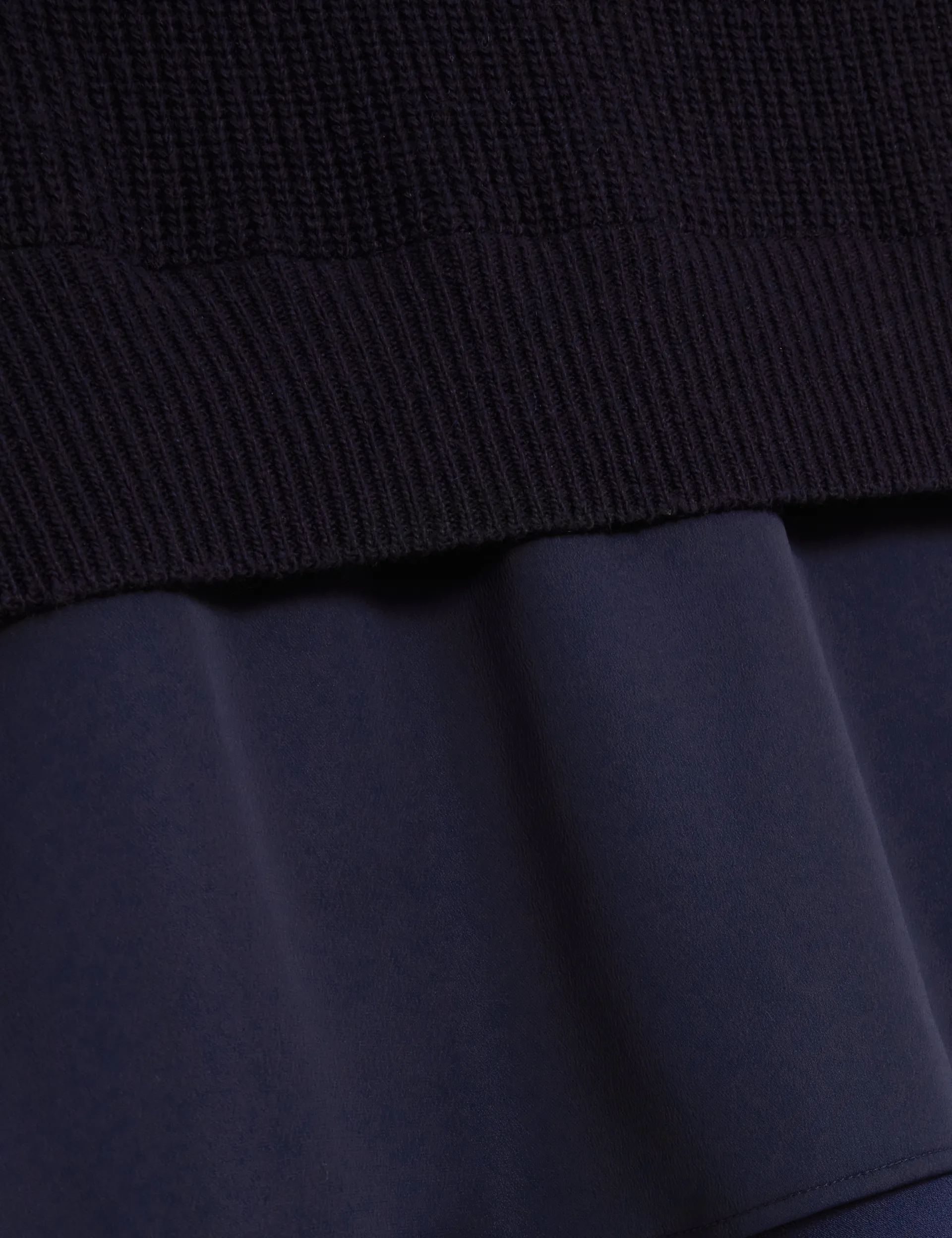 New Lobster Limited Oberteile & Blusen|Pullover & Strickjacken<Grobstrick-Kurzarmshirt mit Hemdsaum