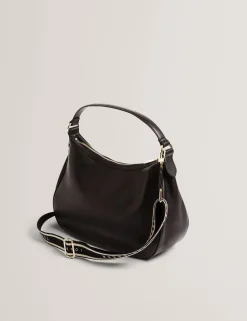 New Lobster Limited Umhängetaschen<Große Hobo-Tasche aus Leder mit Gurtband