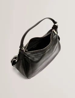 New Lobster Limited Umhängetaschen<Große Hobo-Tasche aus Leder mit Gurtband