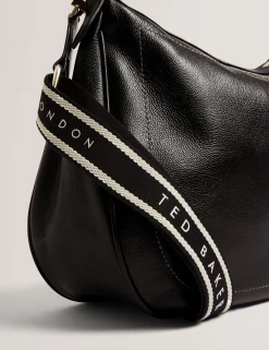 New Lobster Limited Umhängetaschen<Große Hobo-Tasche aus Leder mit Gurtband