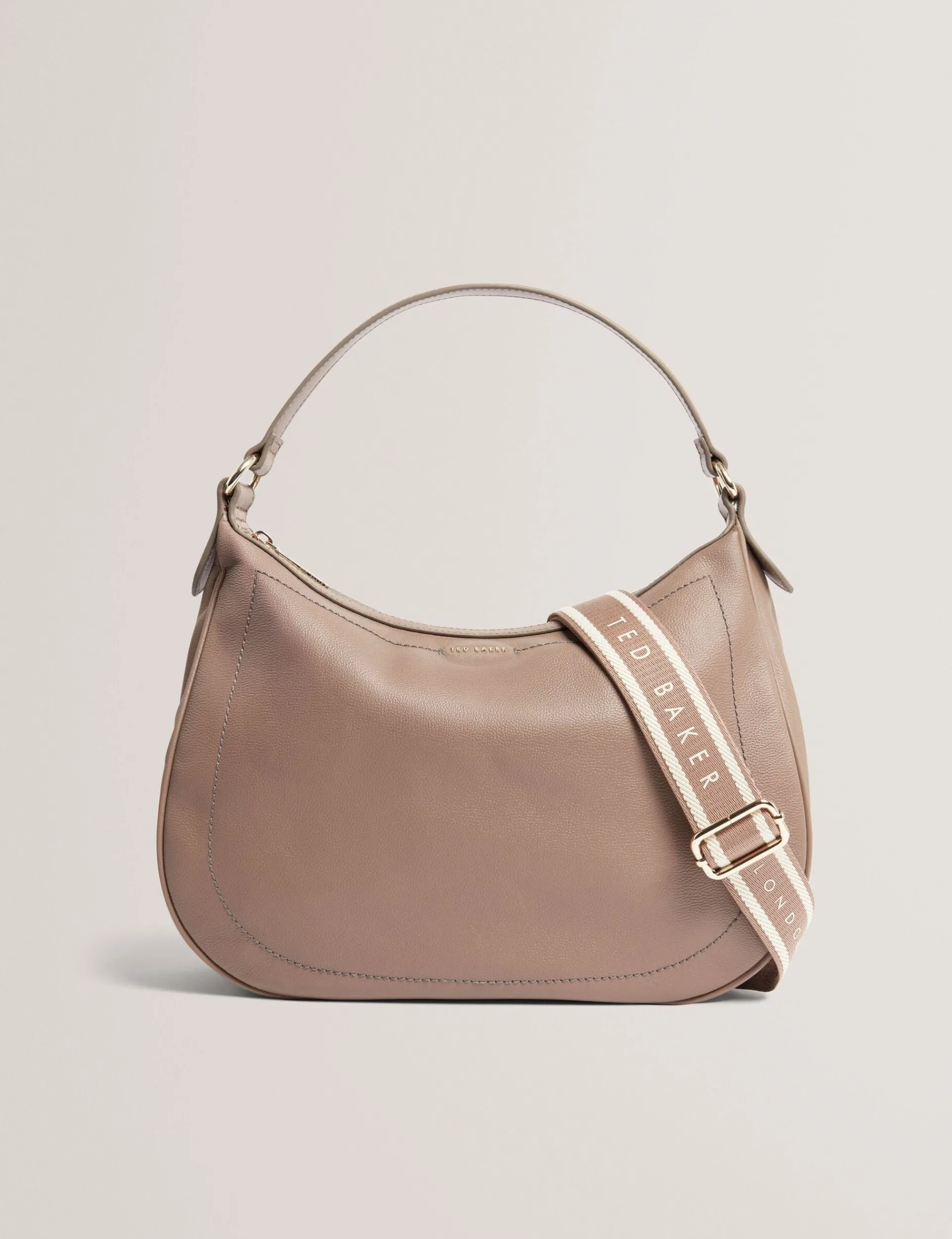 New Lobster Limited Umhängetaschen<Große Hobo-Tasche aus Leder mit Gurtband