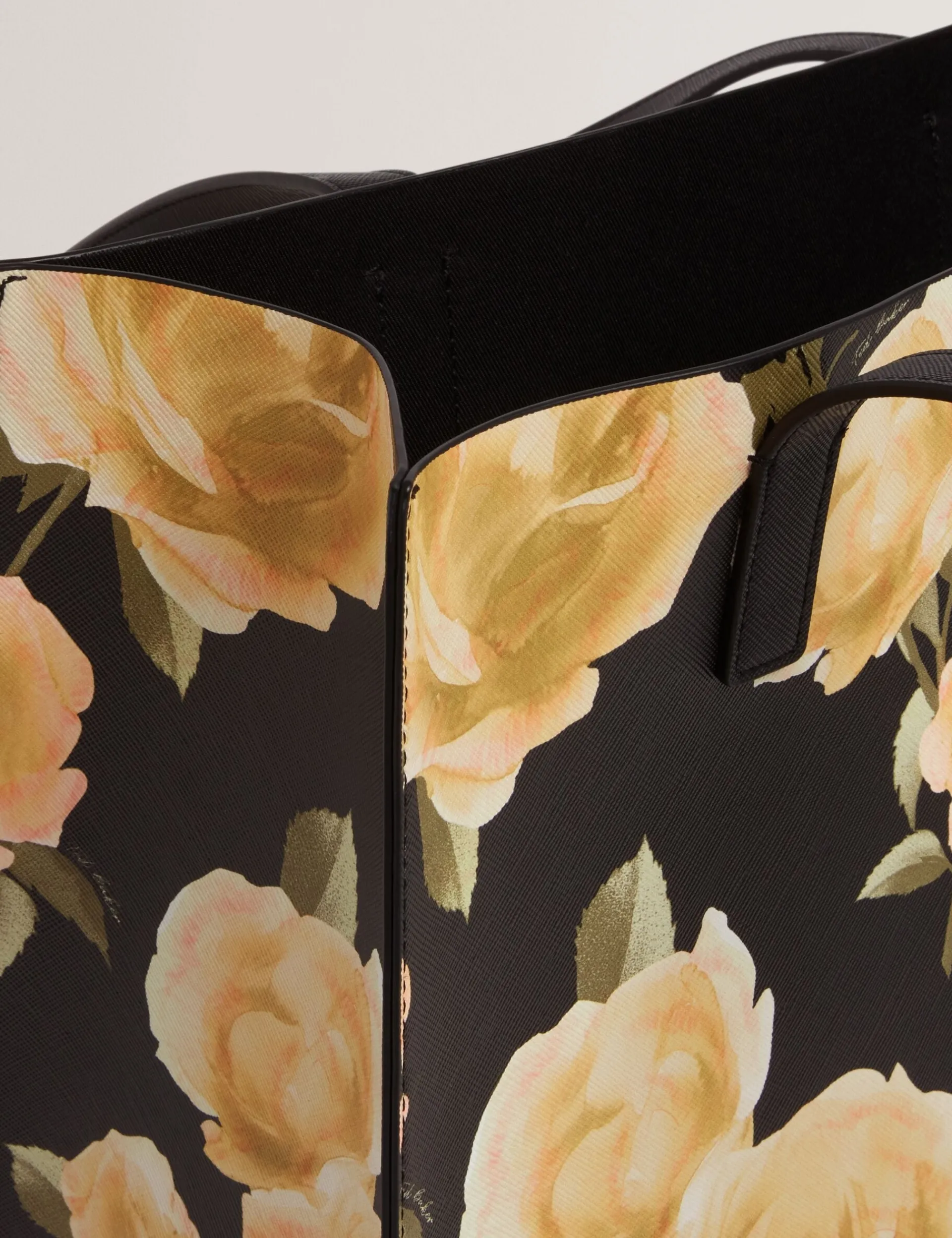New Lobster Limited Tragetaschen|Neue Frühlingsblumen<Große Ikonen-Tasche mit Rosenmuster