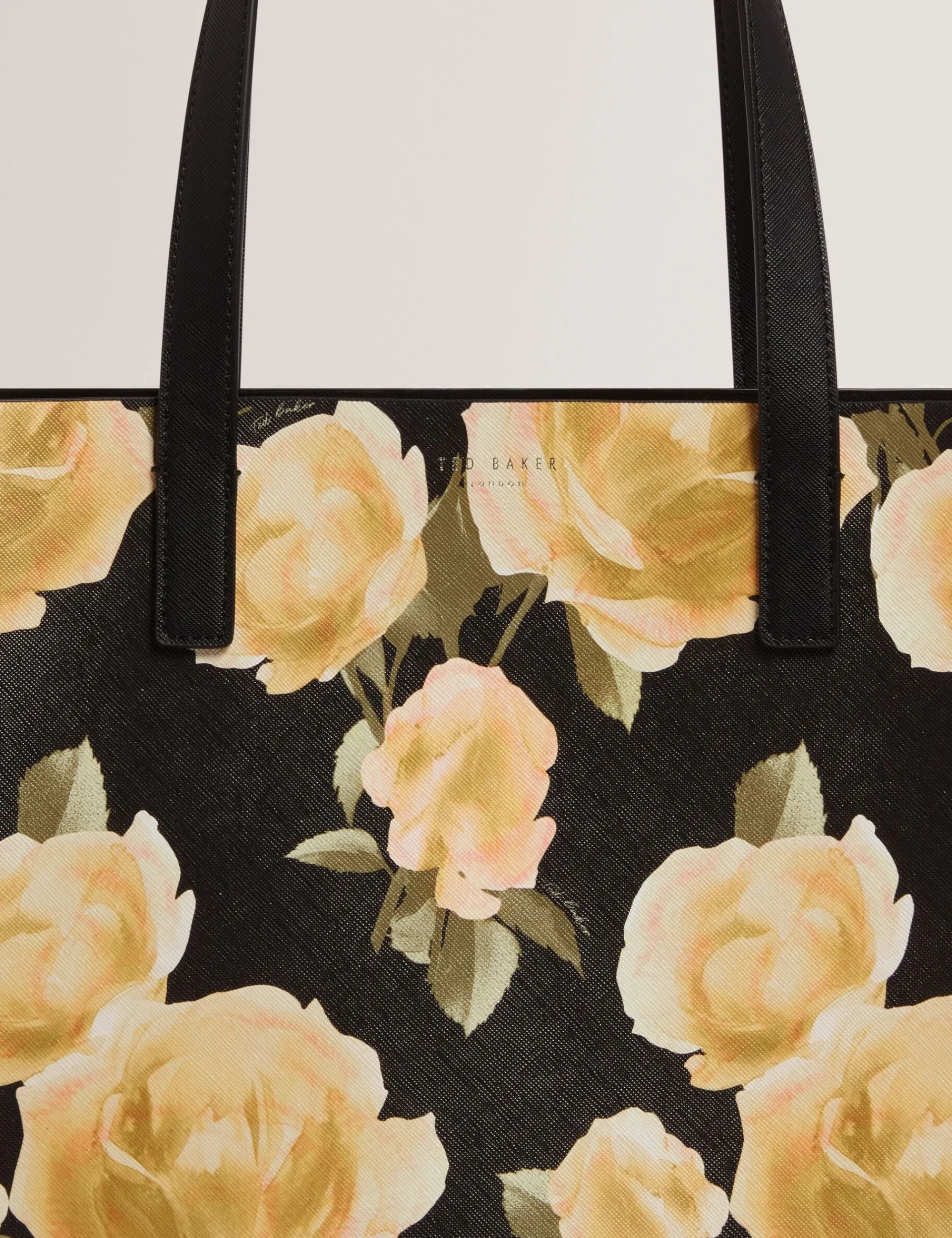 New Lobster Limited Tragetaschen|Neue Frühlingsblumen<Große Ikonen-Tasche mit Rosenmuster