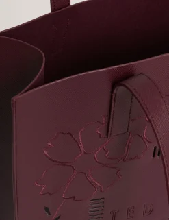 New Lobster Limited Tragetaschen|Icon & Signature Taschen<Große Shopper-Tasche mit Blumenstickerei