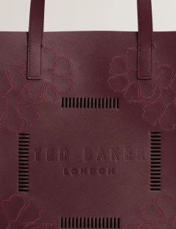 New Lobster Limited Tragetaschen|Icon & Signature Taschen<Große Shopper-Tasche mit Blumenstickerei
