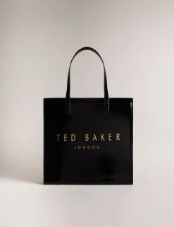 New Lobster Limited Tragetaschen|Icon & Signature Taschen<Große Tragetasche mit Icon-Motiv aus geknittertem Kunstleder