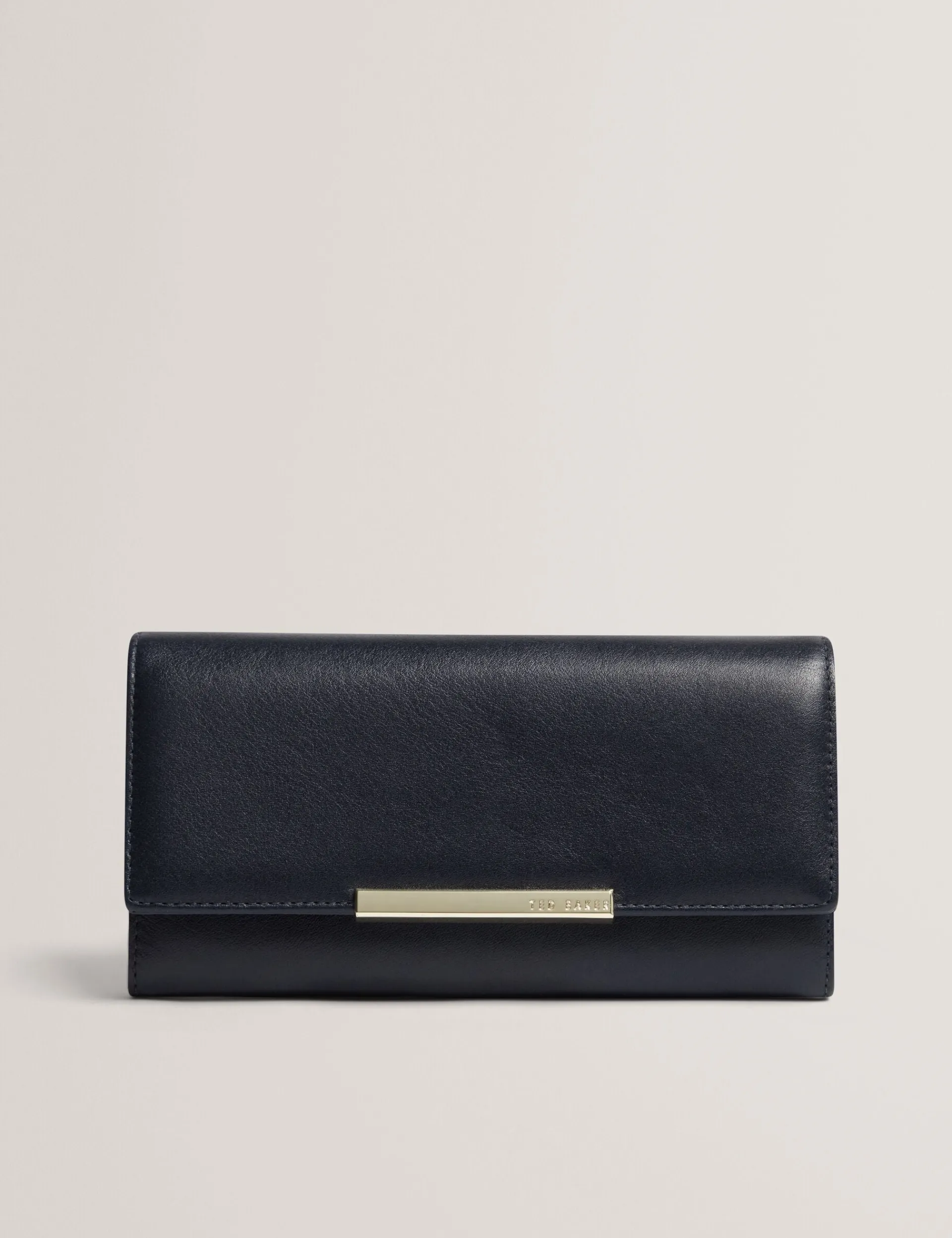New Lobster Limited Geldbörsen & Kartenetuis|Sämtliches Zubehör<Große zweifach faltbare Handtasche aus Leder mit Bar-Detail