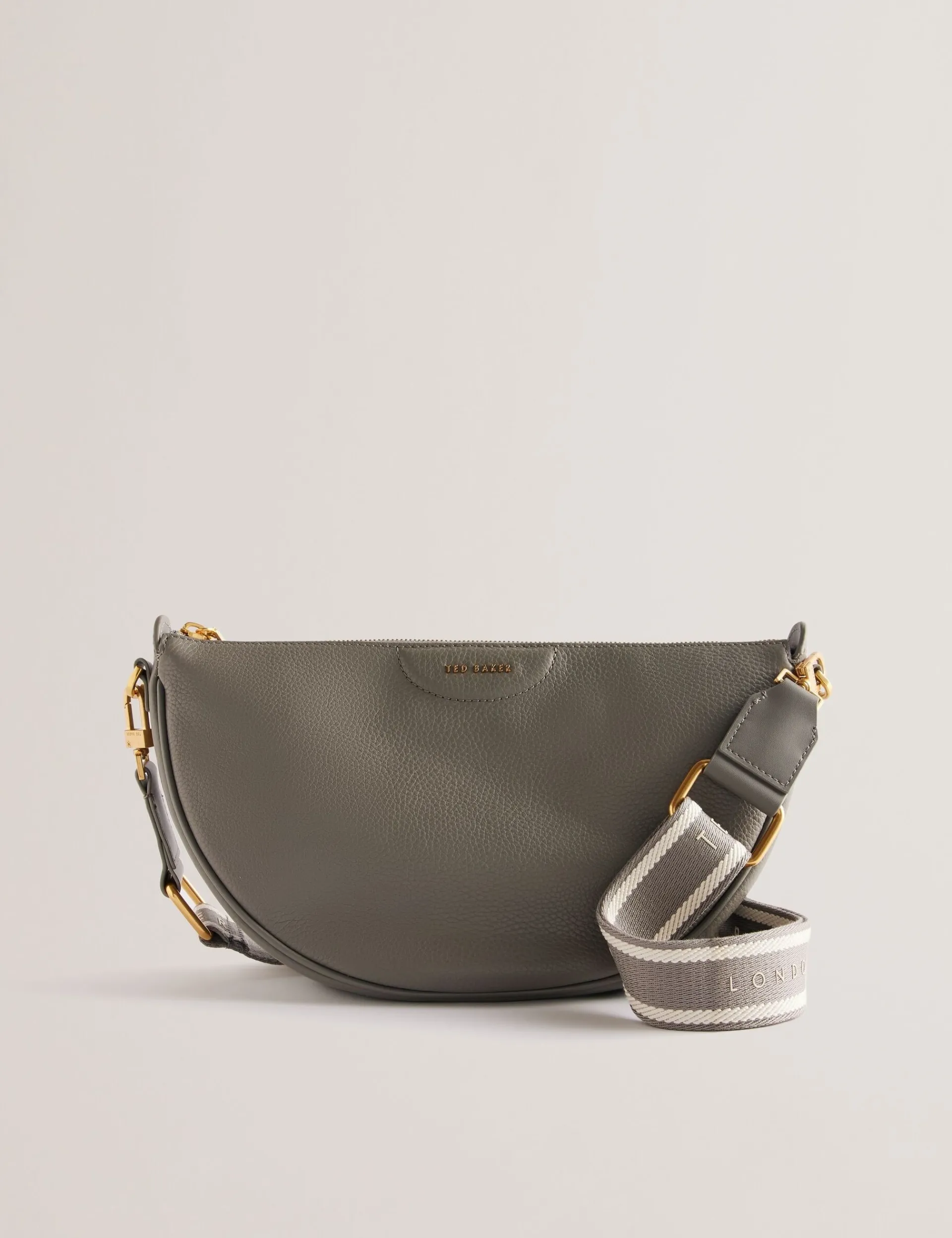 New Lobster Limited Umhängetaschen<Halbmondförmige Umhängetasche aus Leder mit Gurtband