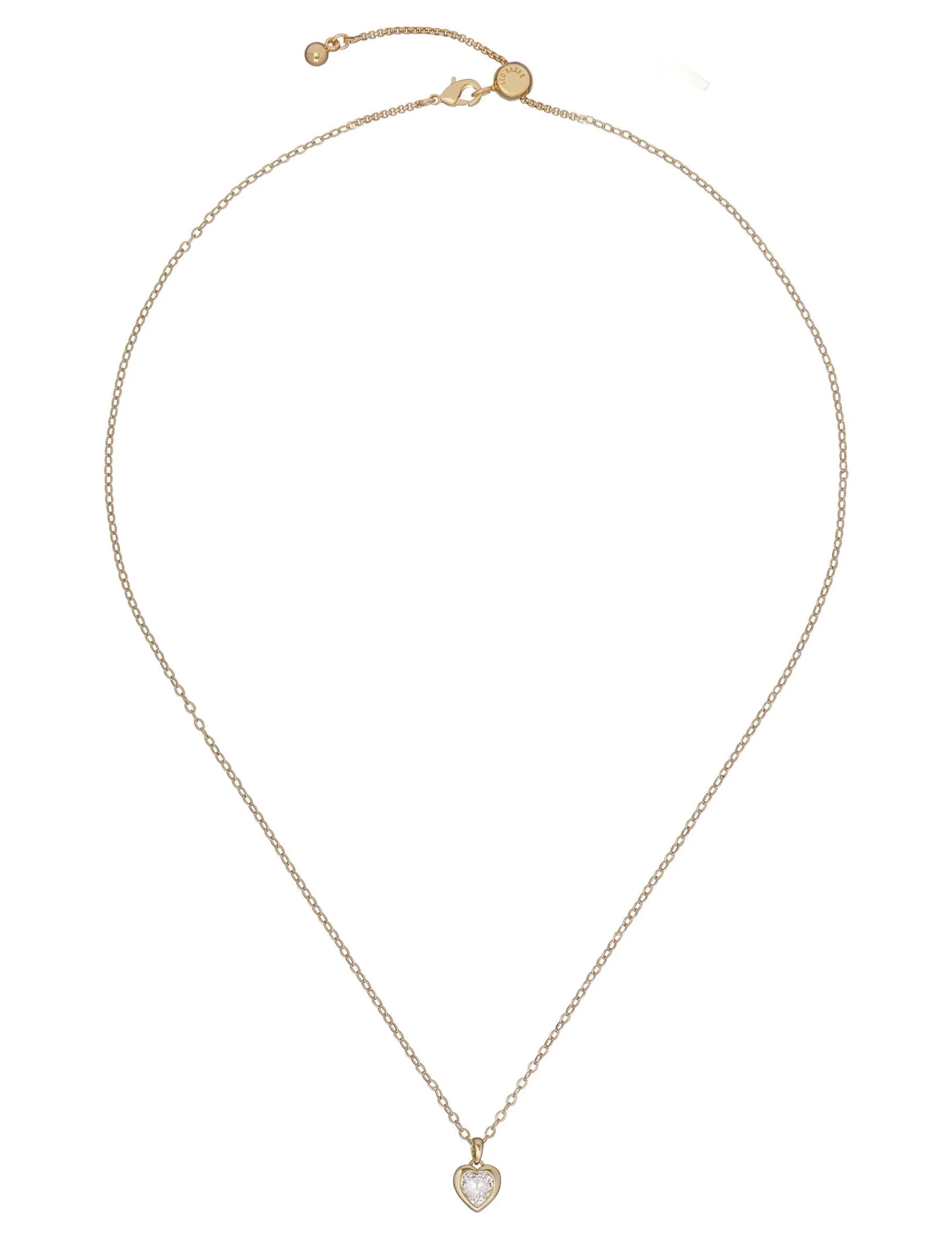 Damen Licensee Simon Harrison Festliche Kleidung|Damenschmuck<Halskette mit Kristallherz-Anhänger