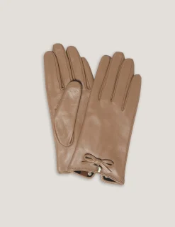 New Lobster Limited Hüte, Handschuhe & Schals|Sämtliches Zubehör<Handschuhe mit Schleifendetail aus weichem Leder