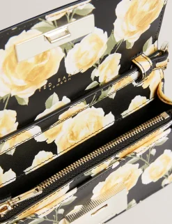 New Lobster Limited Golden Hour|Sämtliches Zubehör<Handtasche mit Rosenprint und Ketten-Umhängeriemen