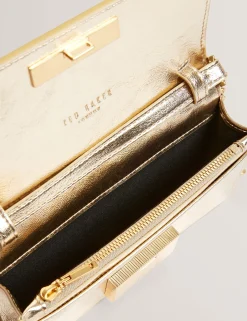 New Lobster Limited Die Hochzeitsredaktion|Golden Hour<Handtasche mit Schlossdetail an einer Kette