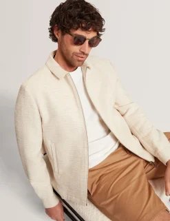New Lobster Limited Mäntel Und Jacken<Harrington-Jacke aus strukturiertem Baumwollmischgewebe