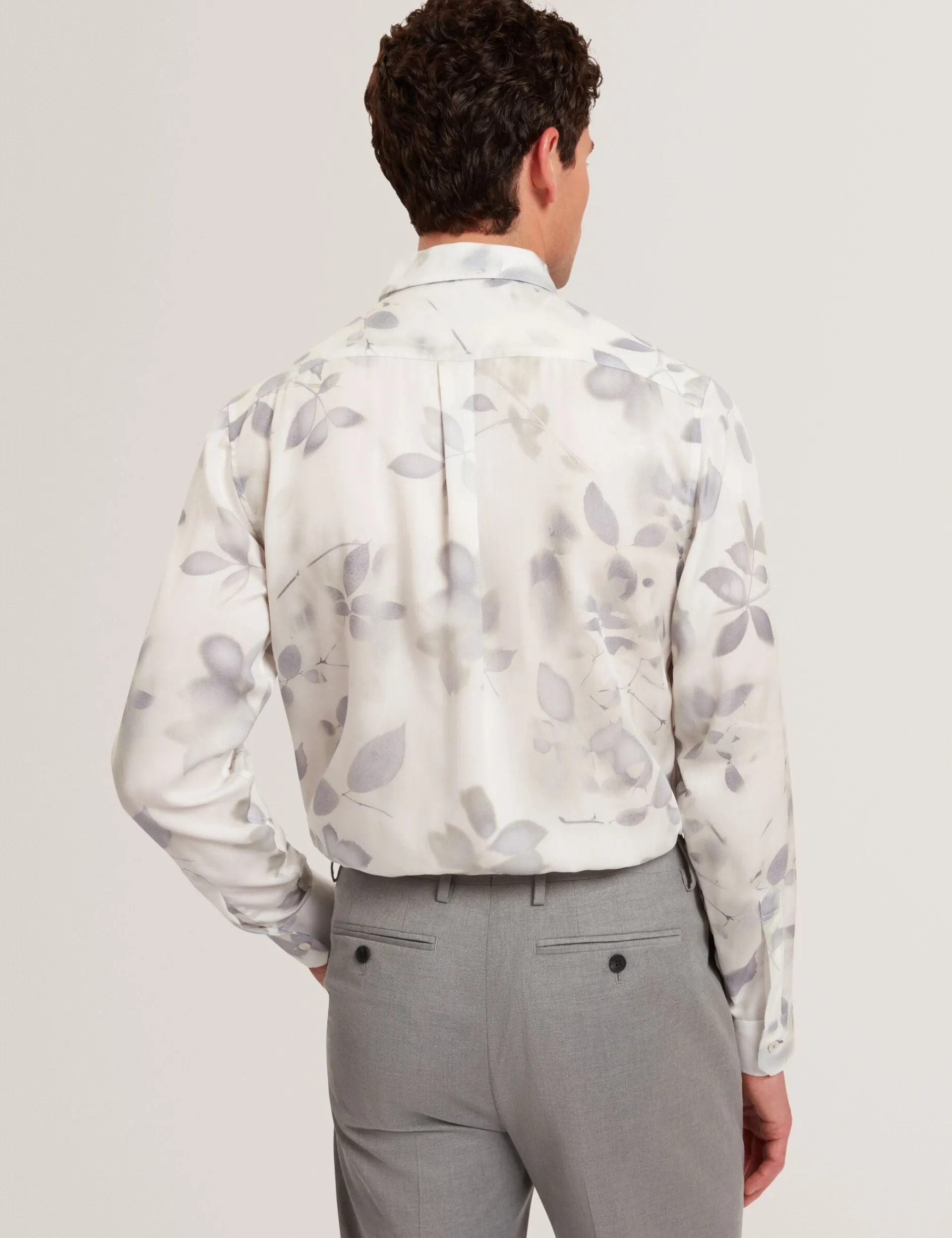 New Lobster Limited Shirts|Festliche Kleidung<Hemd mit fotografischem Blattdruck, normale Passform