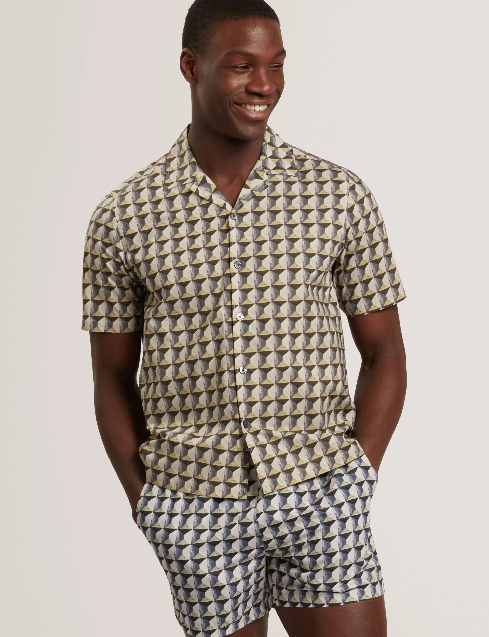 New Lobster Limited Shirts|Der Weihnachtsladen<Hemd mit lässiger Passform und aufgemaltem geometrischen Muster