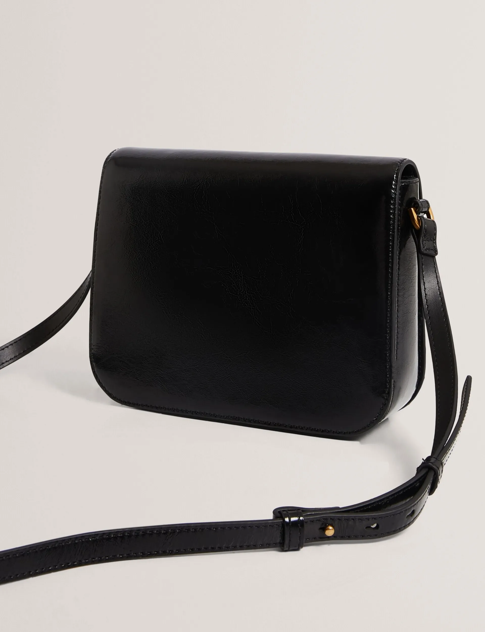 New Lobster Limited Umhängetaschen<Henkeltasche aus geknittertem Leder mit Drehverschluss