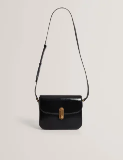 New Lobster Limited Umhängetaschen<Henkeltasche aus geknittertem Leder mit Drehverschluss