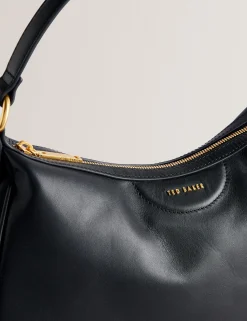 New Lobster Limited Schultertaschen<Hobo-Tasche aus Leder mit Gurtband