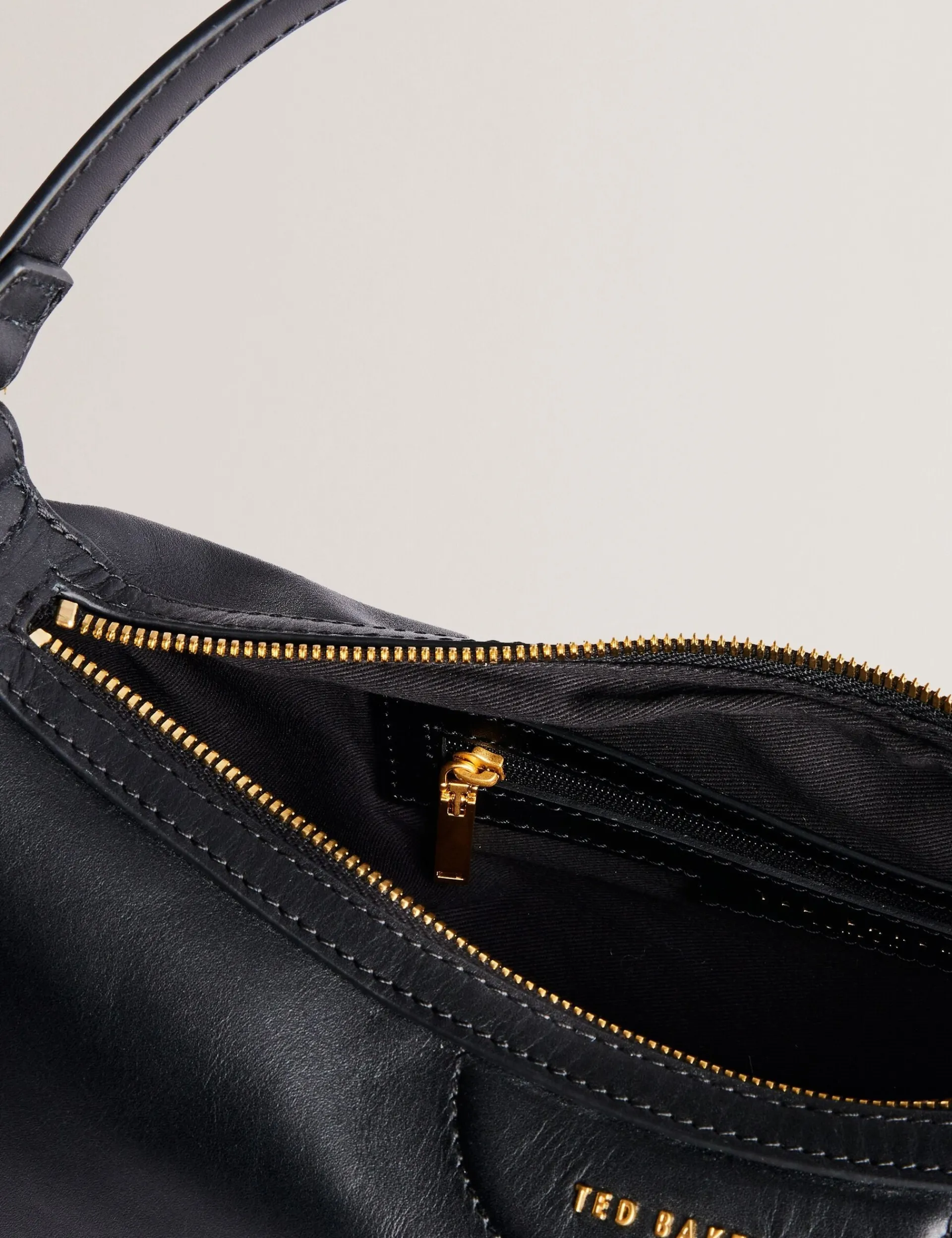 New Lobster Limited Schultertaschen<Hobo-Tasche aus Leder mit Gurtband