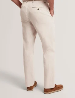 New Lobster Limited Hosen & Chinos|Der Weihnachtsladen<Hose aus Baumwoll-Leinen-Mischgewebe mit Hahnentrittmuster und schmal zulaufendem Bein