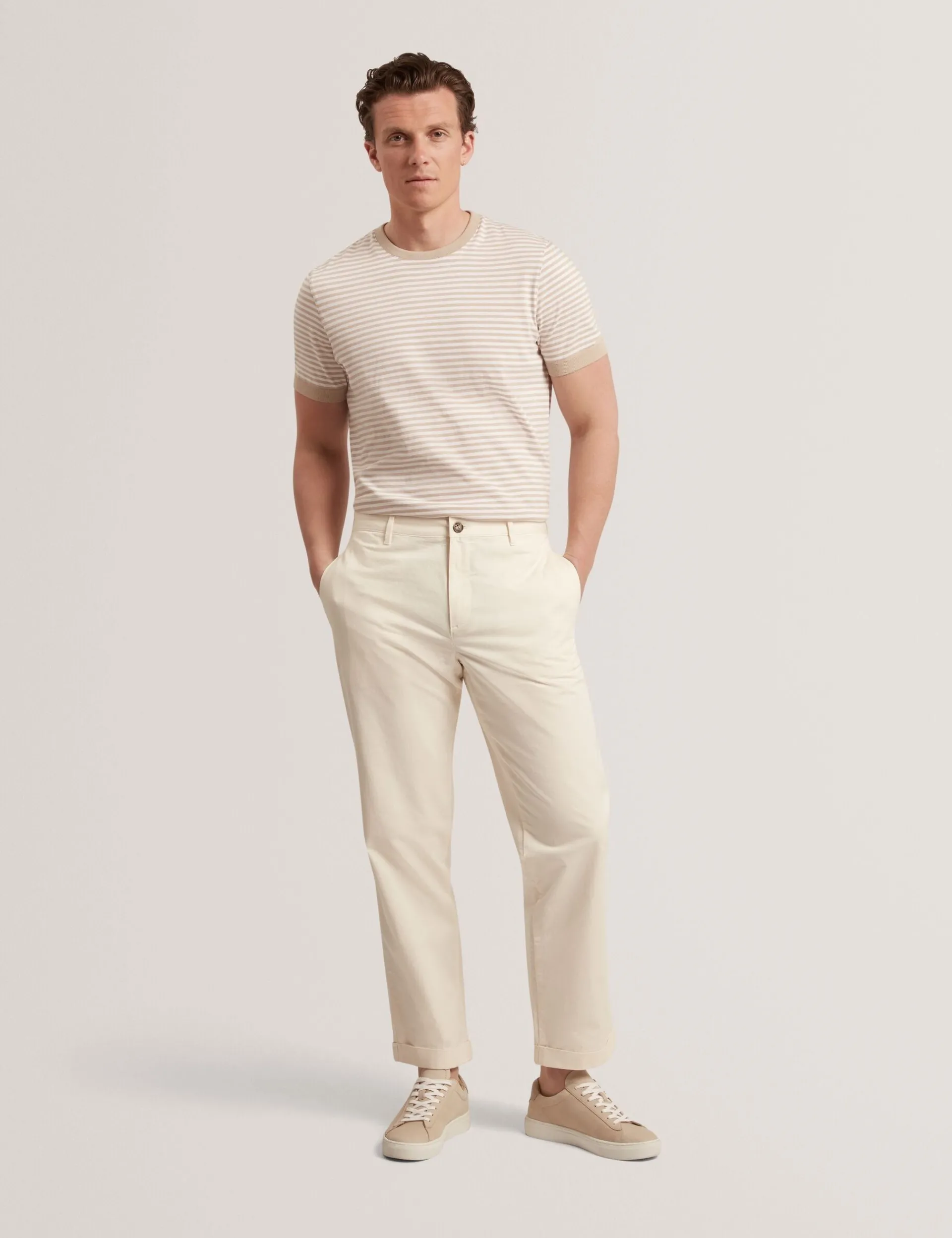 New Lobster Limited Hosen & Chinos|Der Weihnachtsladen<Hose aus geradem Baumwoll-Leinen-Twill
