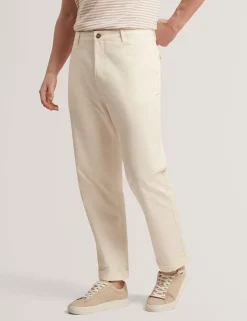 New Lobster Limited Hosen & Chinos|Der Weihnachtsladen<Hose aus geradem Baumwoll-Leinen-Twill