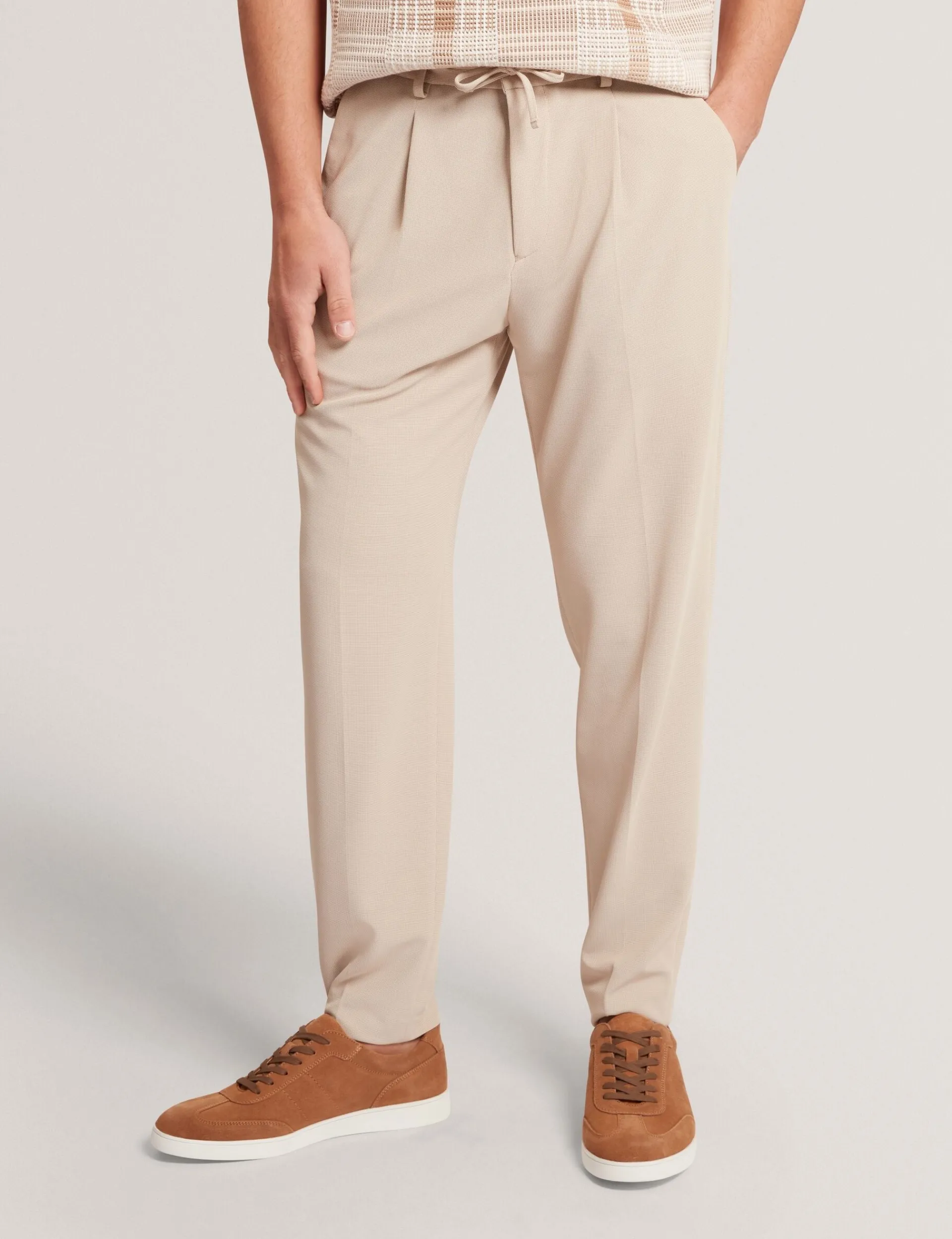 New Lobster Limited Hosen & Chinos<Hose mit Waffelstruktur und schmal zulaufendem Bein