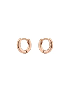 Damen Licensee Simon Harrison Damenschmuck|Sämtliches Zubehör<Huggie Creolen mit graviertem Logo