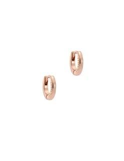 Damen Licensee Simon Harrison Damenschmuck|Sämtliches Zubehör<Huggie Creolen mit graviertem Logo
