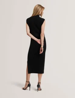 New Lobster Limited Kleider|Arbeitskleidung<2-in-1 ärmelloses Strick-Midikleid mit Tanktop