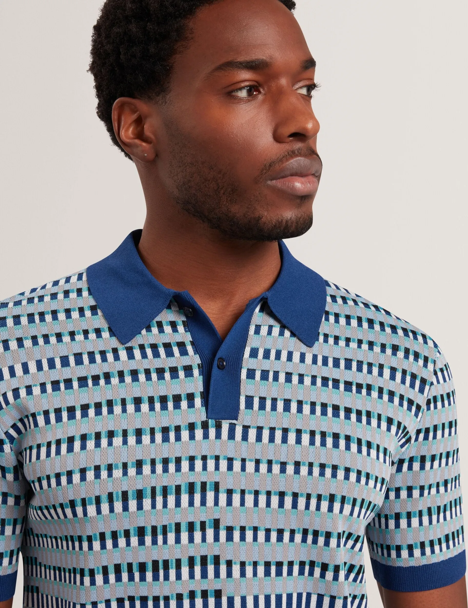 New Lobster Limited Der Weihnachtsladen|Pullover & Strickwaren<Jacquard-Karo-Strickpolo