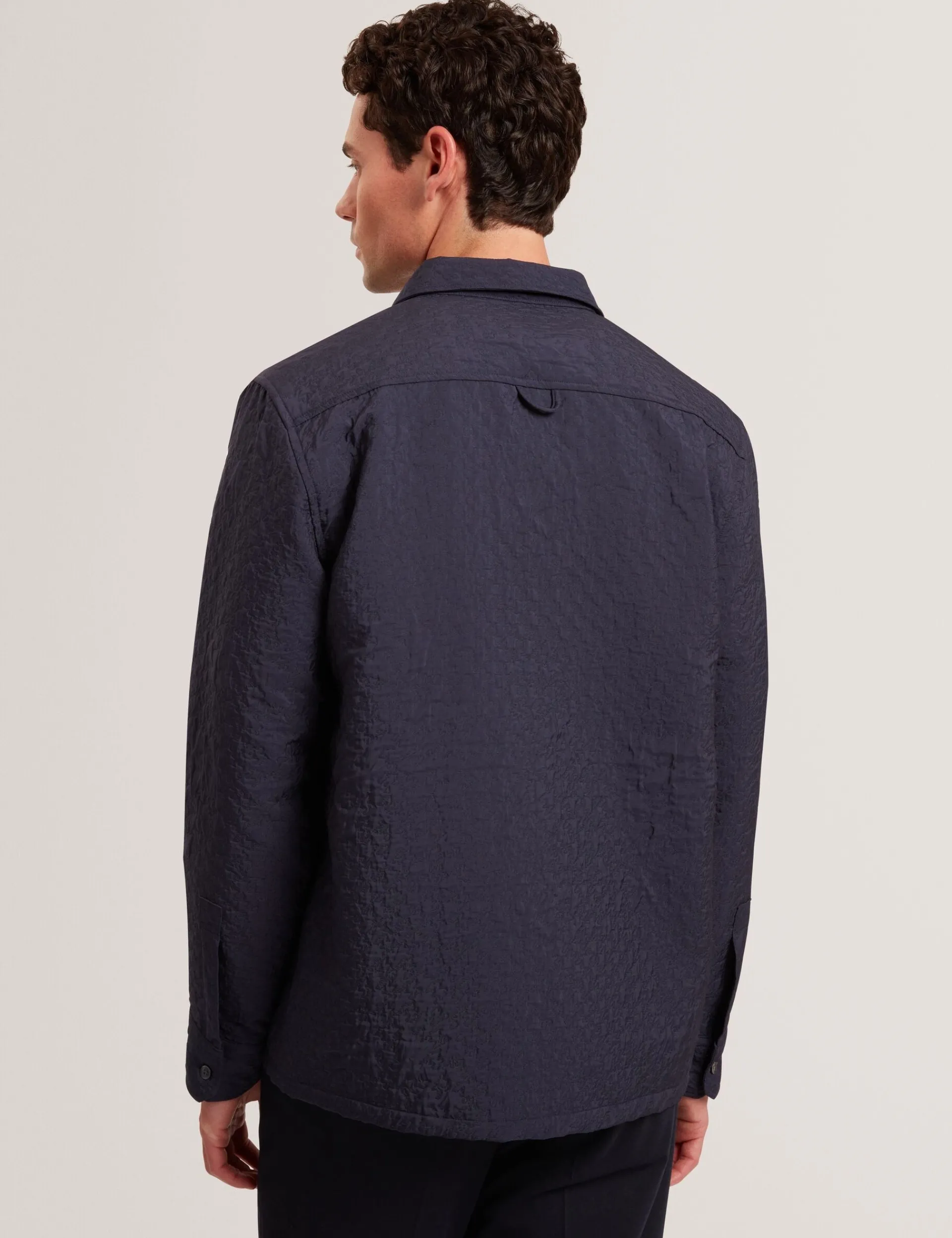 New Lobster Limited Breezy Blues Bearbeiten|Shirts<Jacquard-Textur-Knopfleiste