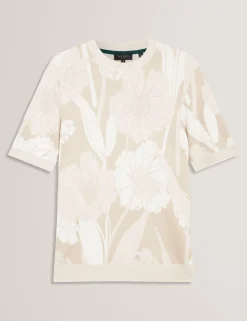 New Lobster Limited Oberteile & T-Shirts|Der Weihnachtsladen<Jacquard-T-Shirt aus botanischer Wollmischung