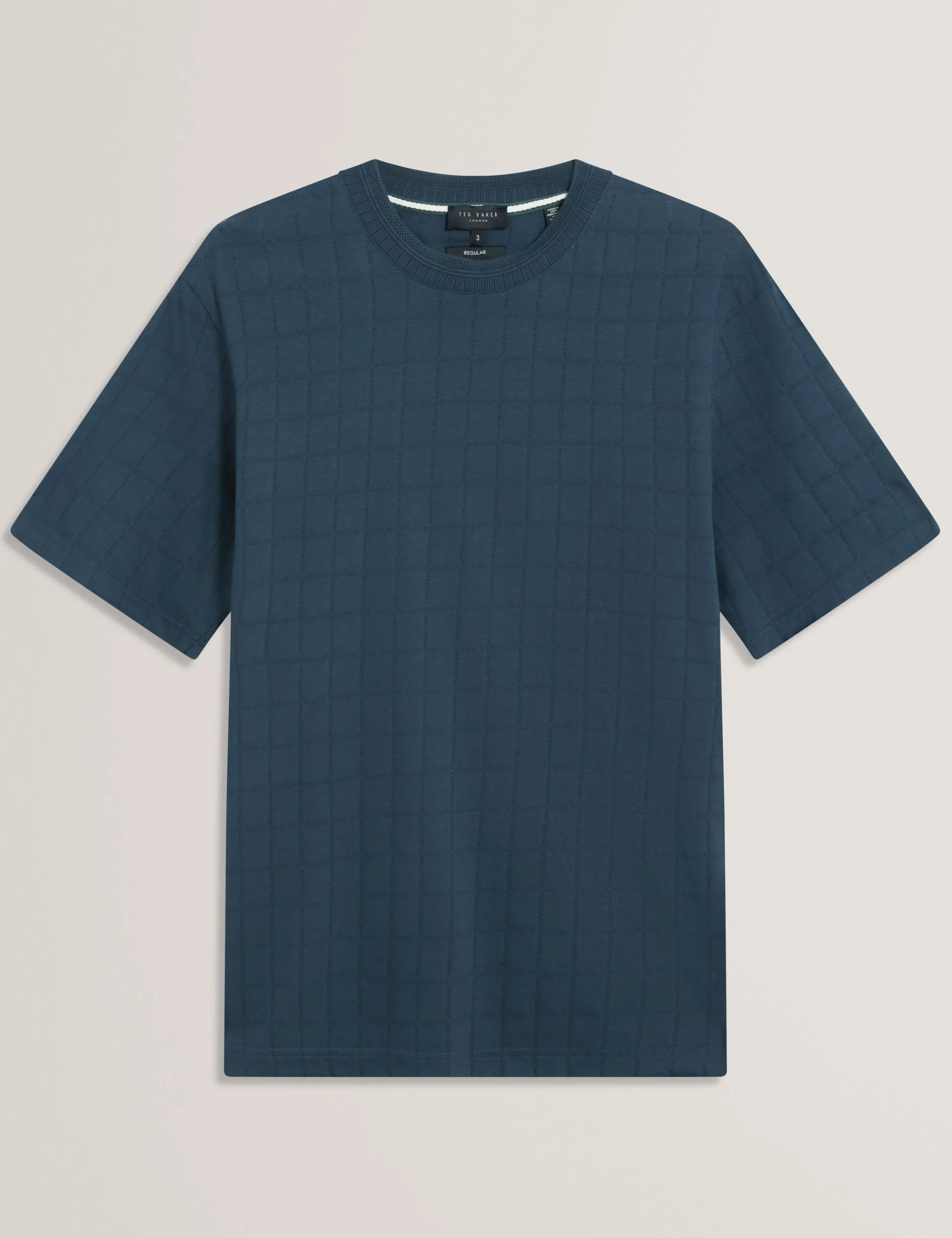 New Lobster Limited Breezy Blues Bearbeiten|Oberteile & T-Shirts<Jacquard-T-Shirt aus strukturierter Baumwolle