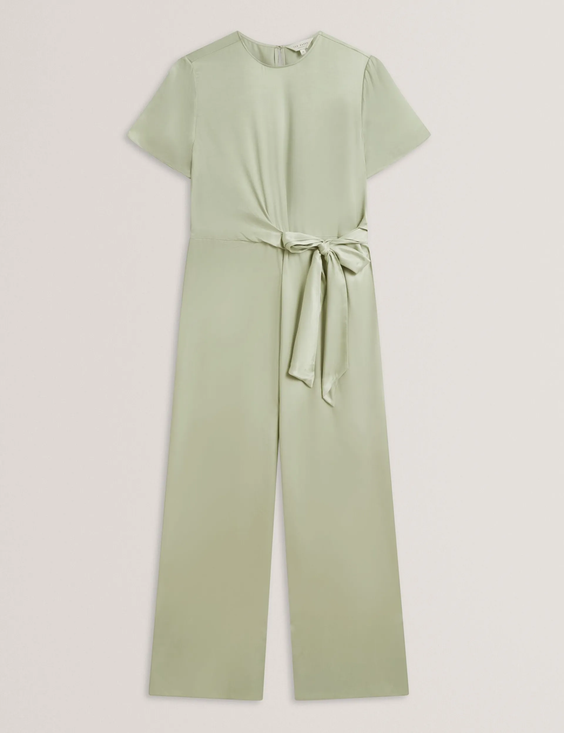 New Lobster Limited Jumpsuits & Playsuits|Die Satin-Kollektion<Jumpsuit mit Bindedetails, kurzen Ärmeln und weitem Bein